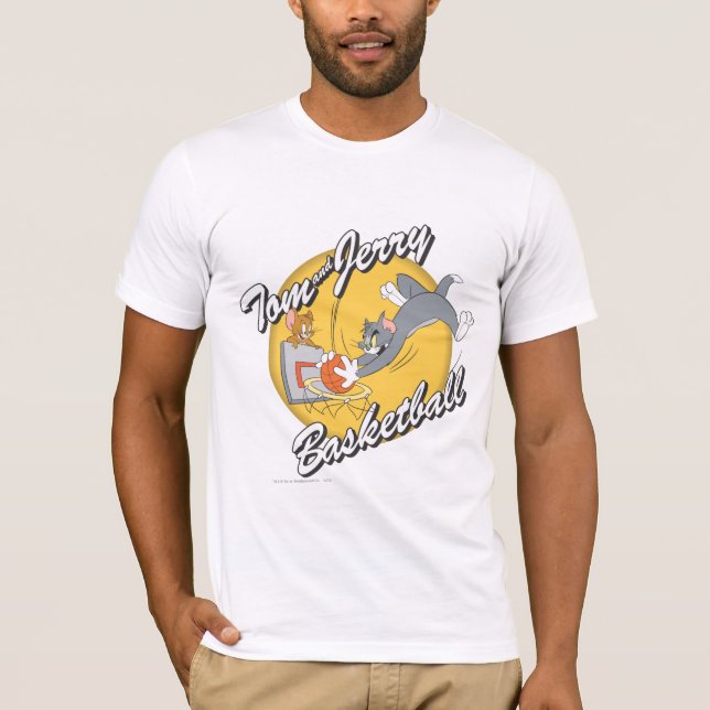 Tom and Jerry Basketball 2 T-Shirt (Front)