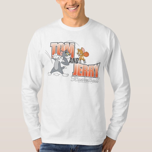 Tom and Jerry Basketball 3 T-Shirt (Front)