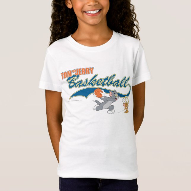 Tom and Jerry Basketball 5 T-Shirt (Front)