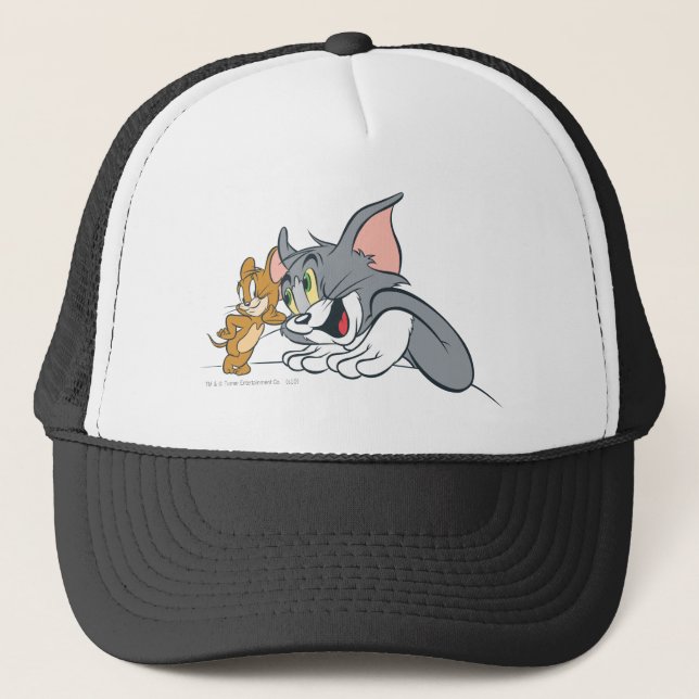 Tom and Jerry Best Buds Trucker Hat (Front)