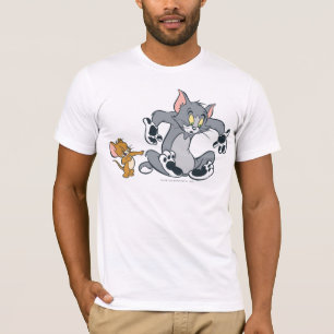 Tom and Jerry Black Paw Cat T-Shirt