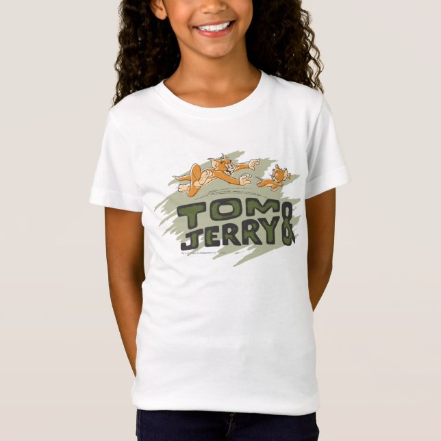Tom and Jerry Chase Logo T-Shirt (Front)