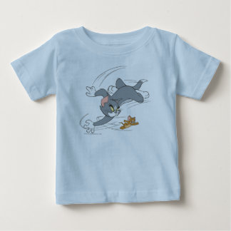 Tom and Jerry Chase Turn Baby T-Shirt