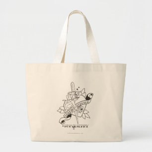 Tom and Jerry Enemies Forever 1 Large Tote Bag