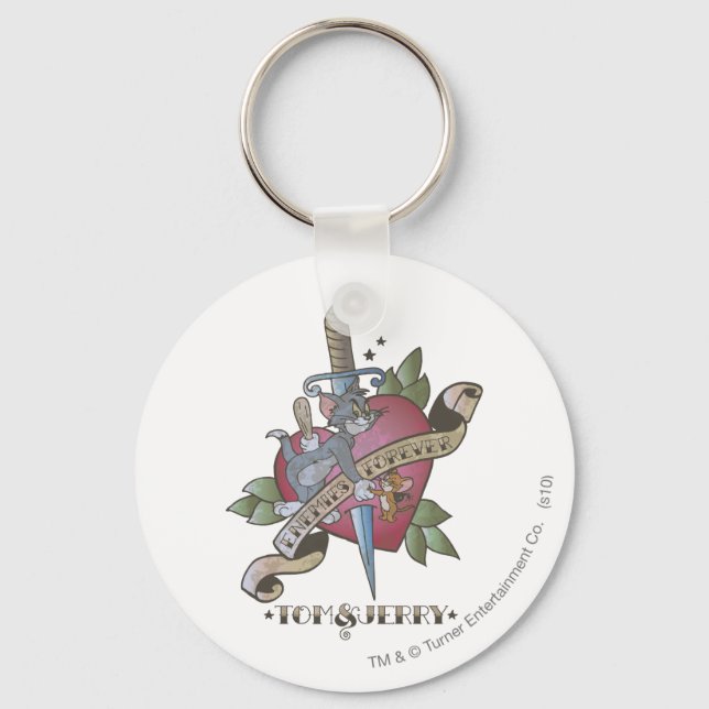 Tom and Jerry Enemies Forever 2 Key Ring (Front)