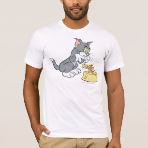 Tom and Jerry Feed The Cat T-Shirt