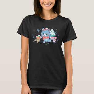 Tom and Jerry Gokko Christmas Fun in The Snow Grou T-Shirt