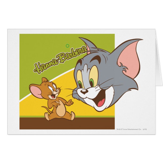 Tom and Jerry Hanna Barbera Logo (Front Horizontal)