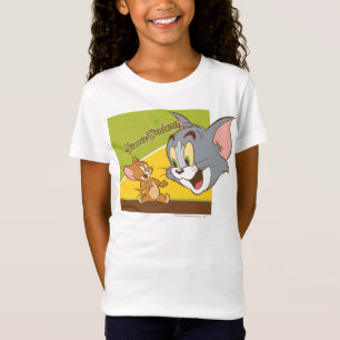 Tom and Jerry Hanna Barbera Logo T-Shirt