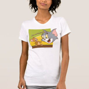 Tom and Jerry Hanna Barbera Logo T-Shirt