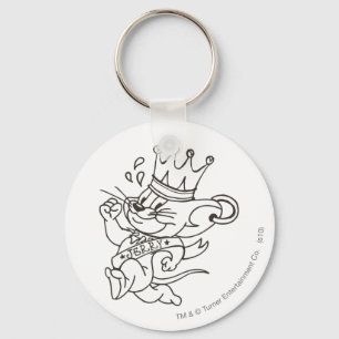 Tom and Jerry King Jerry Key Ring