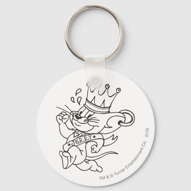 Tom and Jerry King Jerry Key Ring (Front)