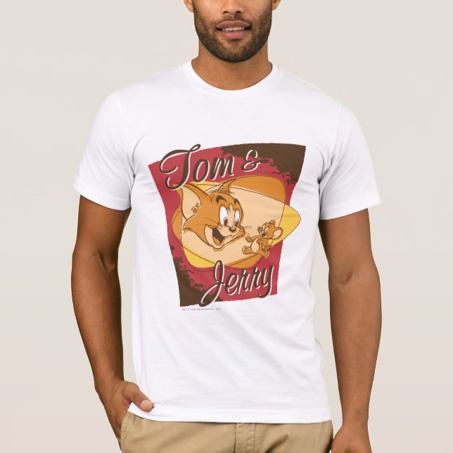 Tom and Jerry Logo 2 T-Shirt (Front)