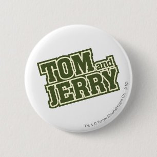 Tom and Jerry Logo 3 6 Cm Round Badge