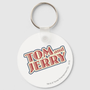 Tom and Jerry Logo Key Ring