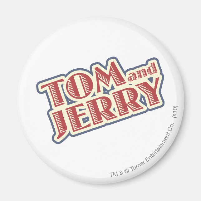 Tom and Jerry Logo Magnet (Front)