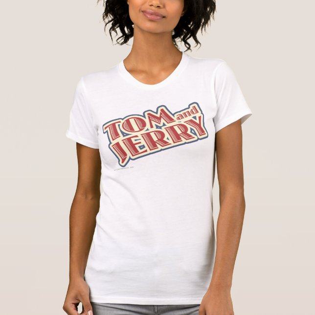 Tom and Jerry Logo T-Shirt (Front)