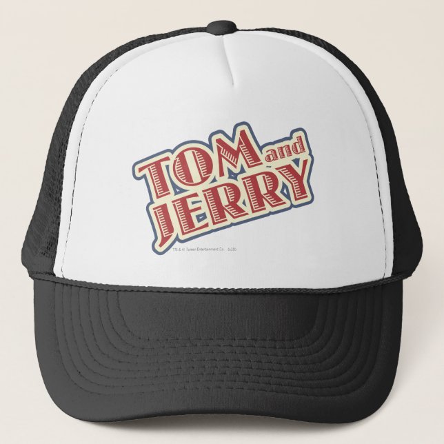 Tom and Jerry Logo Trucker Hat (Front)