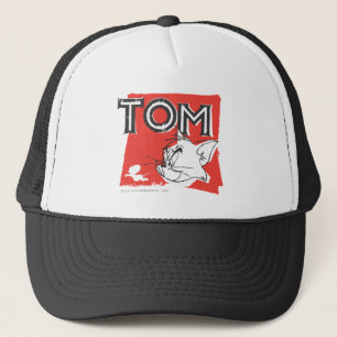 Tom and Jerry Mad Cat Trucker Hat