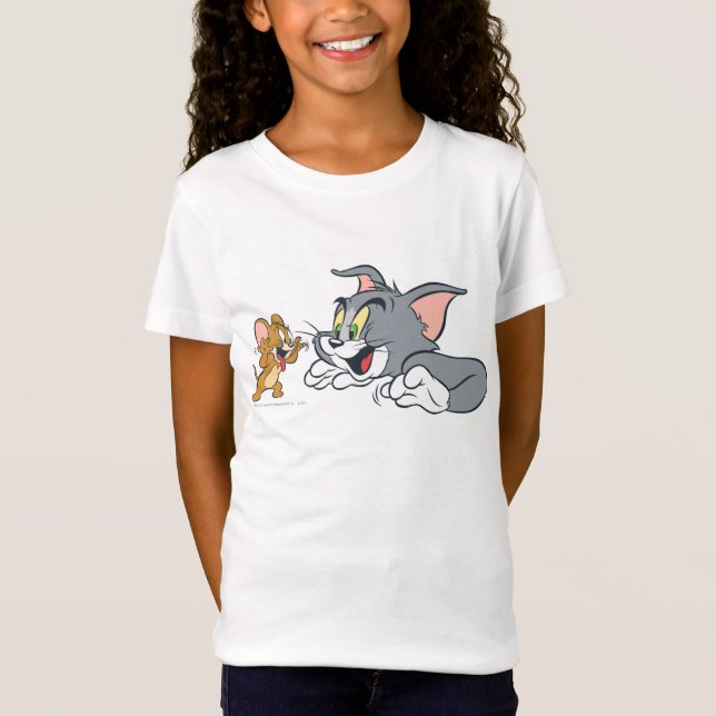 Tom and Jerry Make Faces T-Shirt (Front)