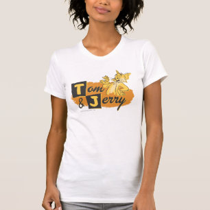 Tom and Jerry Mouse In Paw Logo T-Shirt