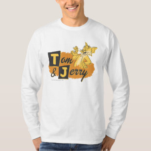 Tom and Jerry Mouse In Paw Logo T-Shirt