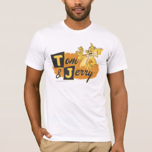 Tom and Jerry Mouse In Paw Logo T-Shirt