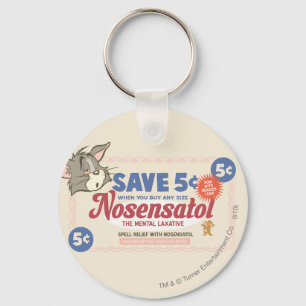Tom And Jerry Nosensatol Coupon Key Ring