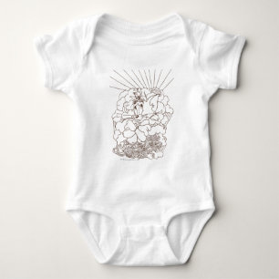Tom and Jerry Outline Baby Bodysuit