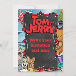 Tom and Jerry Party Invitation Template