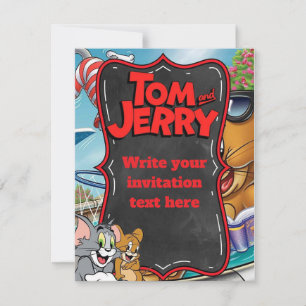 Tom and Jerry Party Invitation Template