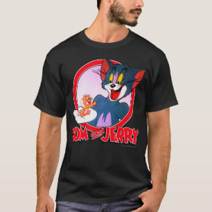 Tom And Jerry Retro Style Portrait Pullover 