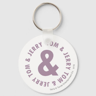 Tom and Jerry Round Logo 10 Key Ring