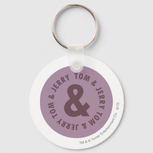 Tom and Jerry Round Logo 7 Key Ring