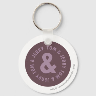 Tom and Jerry Round Logo 9 Key Ring