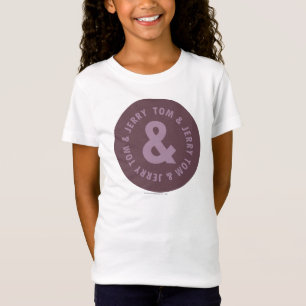 Tom and Jerry Round Logo 9 T-Shirt