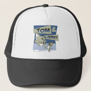 Tom and Jerry Scaredey Mouse Trucker Hat