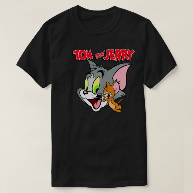 Tom And Jerry Simple Portrait Logo Pullover  (Design Front)