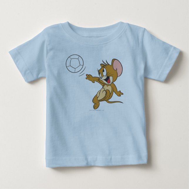 Tom and Jerry Soccer (Football) 1 Baby T-Shirt (Front)