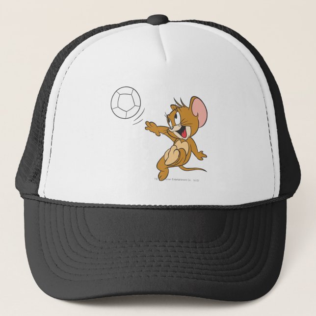 Tom and Jerry Soccer (Football) 1 Trucker Hat (Front)