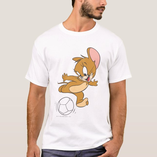Tom and Jerry Soccer (Football) 2 T-Shirt (Front)