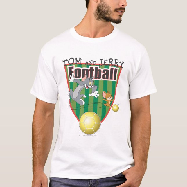 Tom and Jerry Soccer (Football) 6 T-Shirt (Front)
