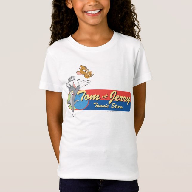 Tom and Jerry Tennis Stars 6 T-Shirt (Front)