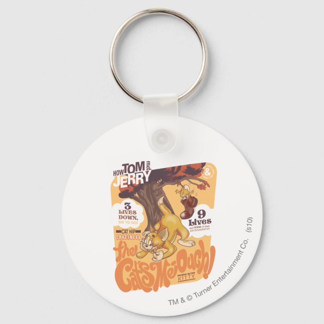 Tom and Jerry The Cats Me-Ouch Key Ring (Front)