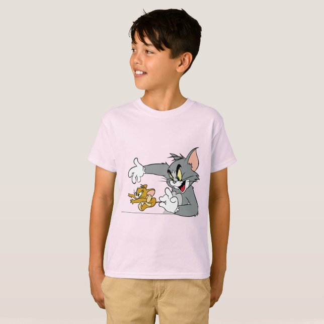 Tom and Jerry: The Classic Cartoon Duo T-Shirt (Front Full)