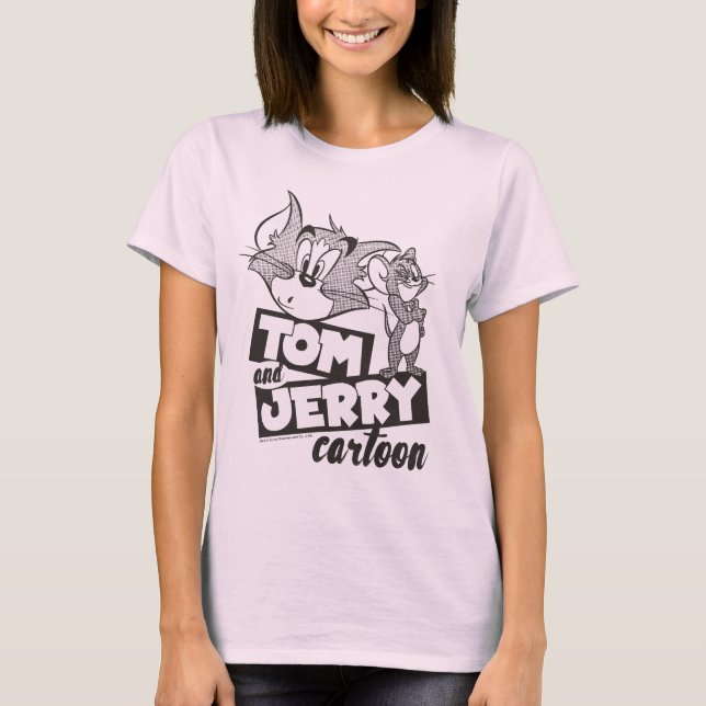 Tom And Jerry | Tom And Jerry Cartoon T-Shirt (Front)