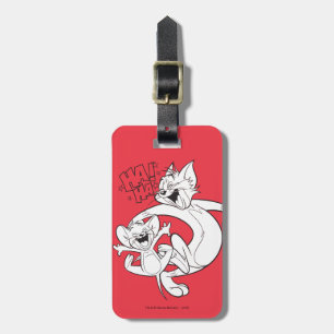 Tom And Jerry Tom And Jerry Laughing Luggage Tag