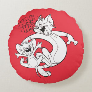 Tom And Jerry Tom And Jerry Laughing Round Cushion