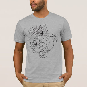 Tom And Jerry   Tom And Jerry Laughing T-Shirt