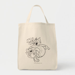 Tom And Jerry Tom And Jerry Laughing Tote Bag